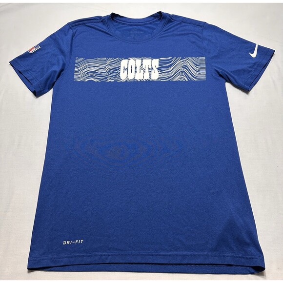 Indianapolis Colts Nike Dri Fit Tee Short Sleeve Shirt Mens Medium Football READ - Picture 1 of 12